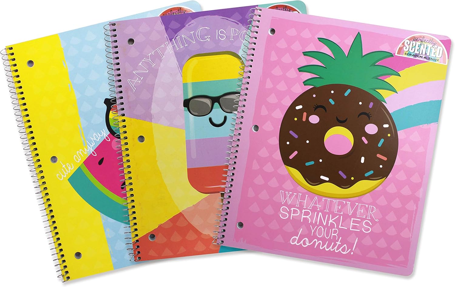 Scented School Notebooks by U Style Perfect Scents Refreshing School