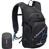 Everfun Hydration Backpack 18L with Water Bladder 2L/3L Hiking Water Backpack Women Men Hydration Pack Insulated Lightweight Day Hydropack with Storage for Hiking, Biking, Running, Festival