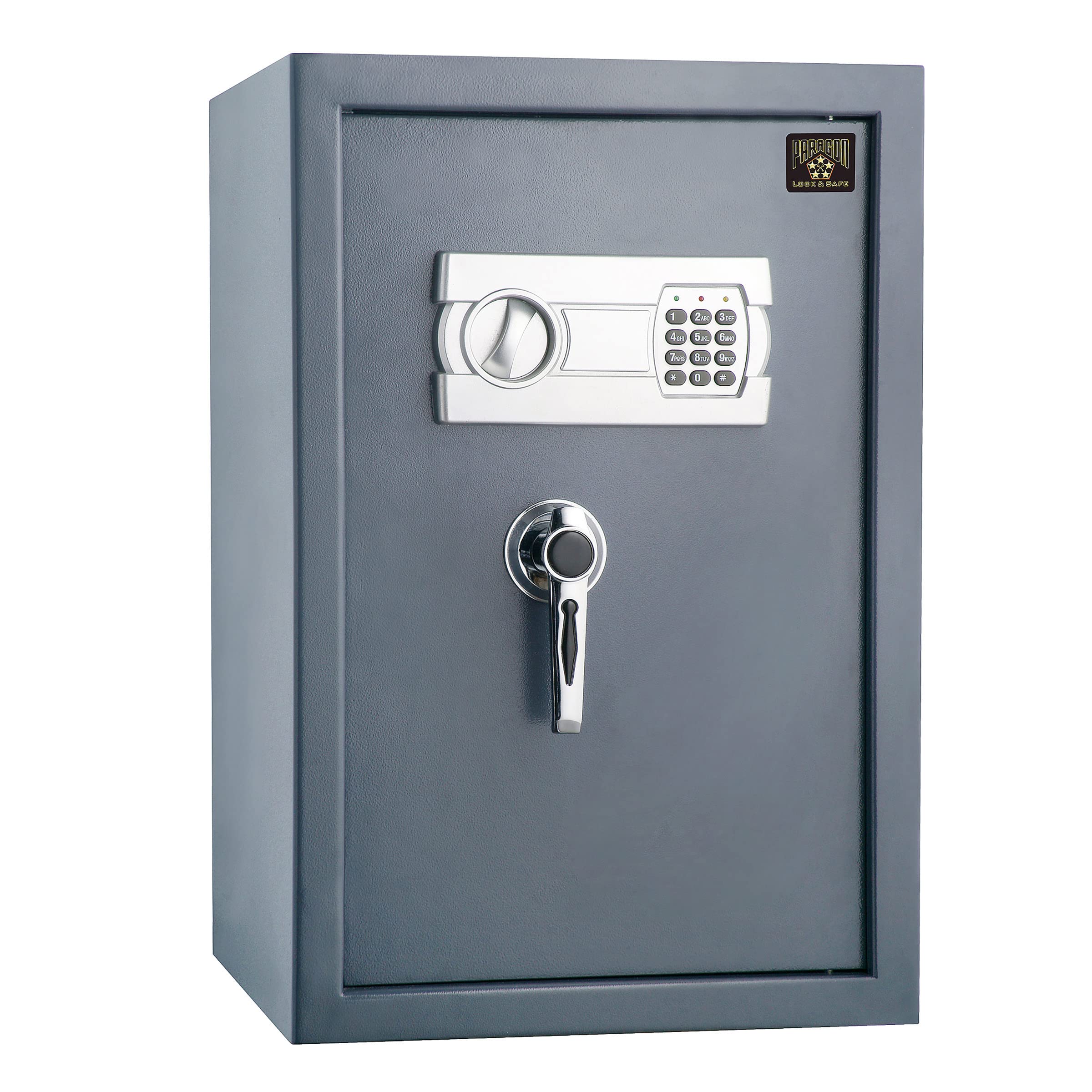 Photo 1 of Digital Safe - Home or Office Locked Box for Money, Handguns, Jewelry, and Important Documents by Paragon Safes (Dark Gray)