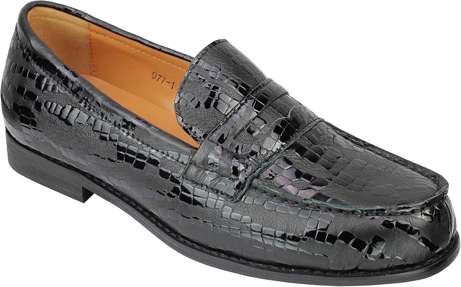 loafers snake print