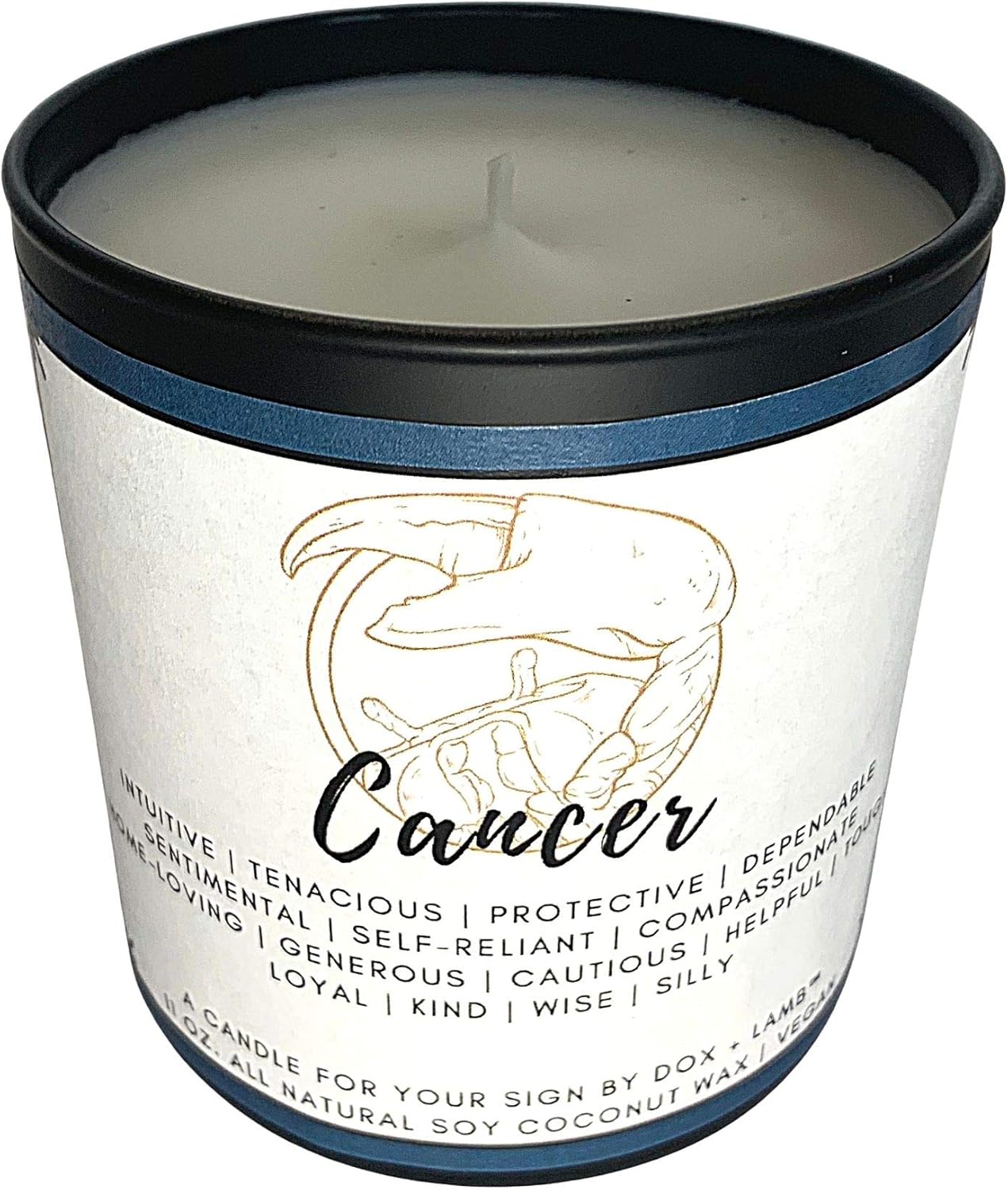 Amazon Com Dox Lamb Cancer Candle Zodiac Sign Candle Astrology Candle Horoscope Candle July Birthday Candle Cancer Gift Box 11oz All Natural Soy Wax Aromatherapy Candle Vegan Symbol Cancer Home Improvement