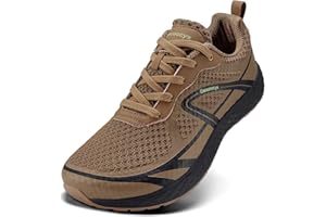 Geococcyx Men's Wide Toe Box Walking & Running Shoes - Lightweight Road & Trail Zero Drop Sneakers, Gym Outdoor Training