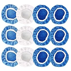 UTSAUTO 12Pcs Microfiber Polishing Bonnet Pads, 5-6