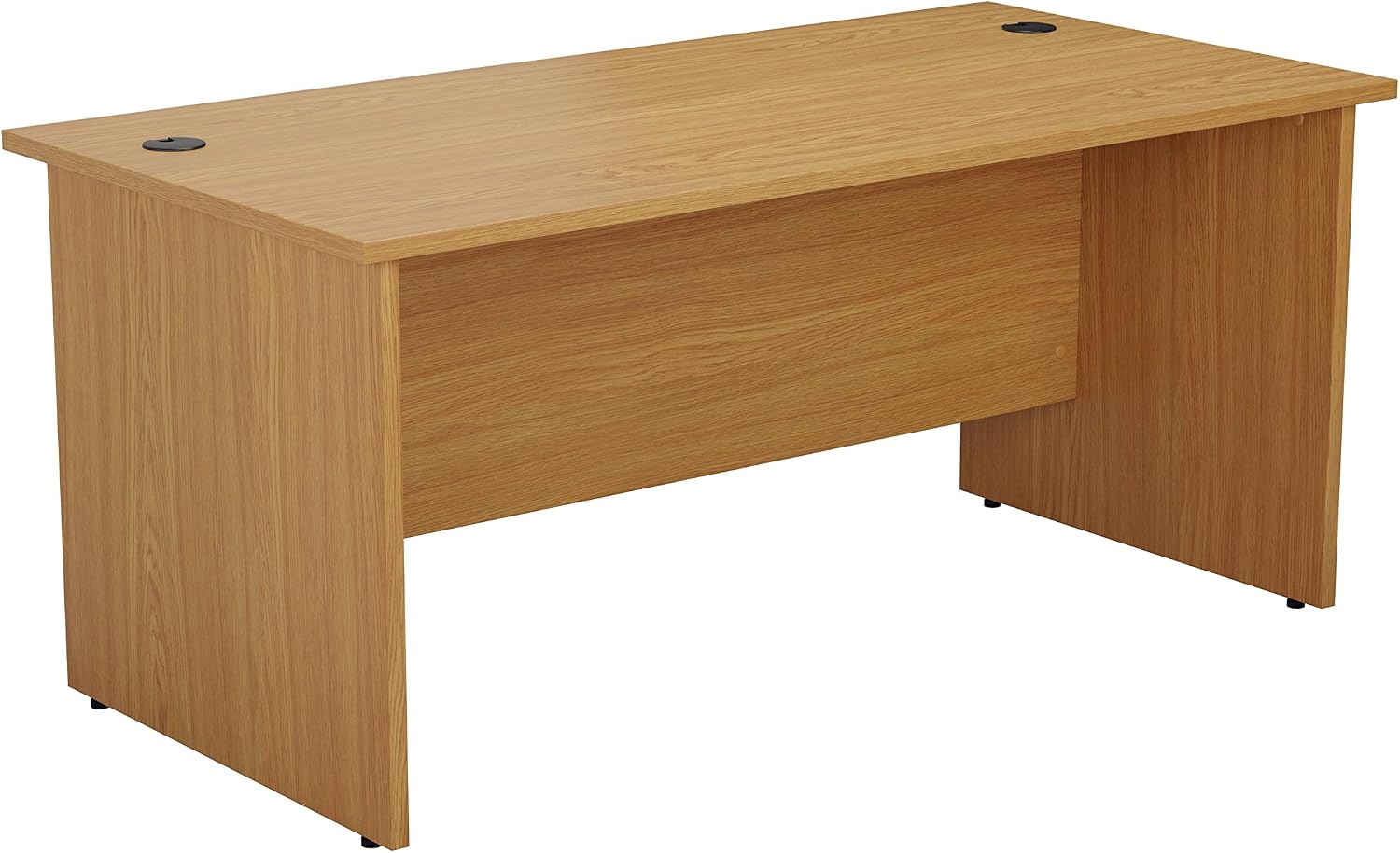 FF JEMINI 1200 PANEL END DESK N/OAK, 120 cm