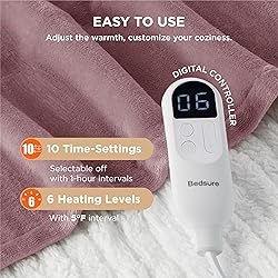 Bedsure Electric Twin Blanket - Soft Flannel