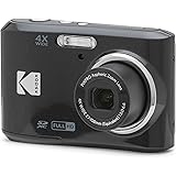 KODAK PIXPRO FZ45-BK 16MP Digital Camera 4X Optical Zoom 27mm Wide Angle 1080P Full HD Video 2.7" LCD Vlogging Camera (Black)