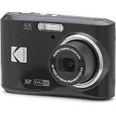 Kodak PIXPRO FZ45 Digital Camera, 16MP Point &amp; Shoot (Black) | 2.7 Inch LCD, 4X Optical Zoom, 27mm Wide Angle, 1080p Video