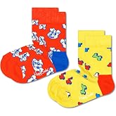Happy Socks Kids 2-Pack Dog and Bone Sock