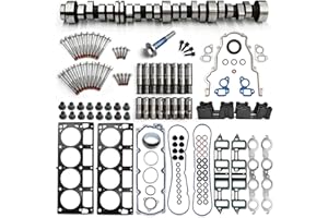 BTSCAR 6.2L AFM/DOD Camshaft Lifter Kit with Head Gasket Set, Fit for 2007-2014 Chevrolet Tahoe GM Sierra Yukon, Cadillac Escalade 6.0L 6.2L
