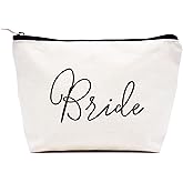 LIBIHUA Bride Gifts Future Mrs Engagement Bridal Shower Present for Her Bachelorette Party Gifts for Bride Wedding Present for Bride-Makeup Bag Cosmetic Bag Travel Pouch