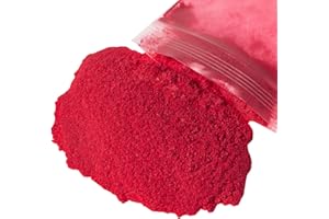 FOUNABOB Mica Powder 0.35OZ/10G Red Pigment for Epoxy Resin Candle Soap Dye Makeup