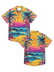 Hawaiian Shirts for Men Summer Beach Casual Short