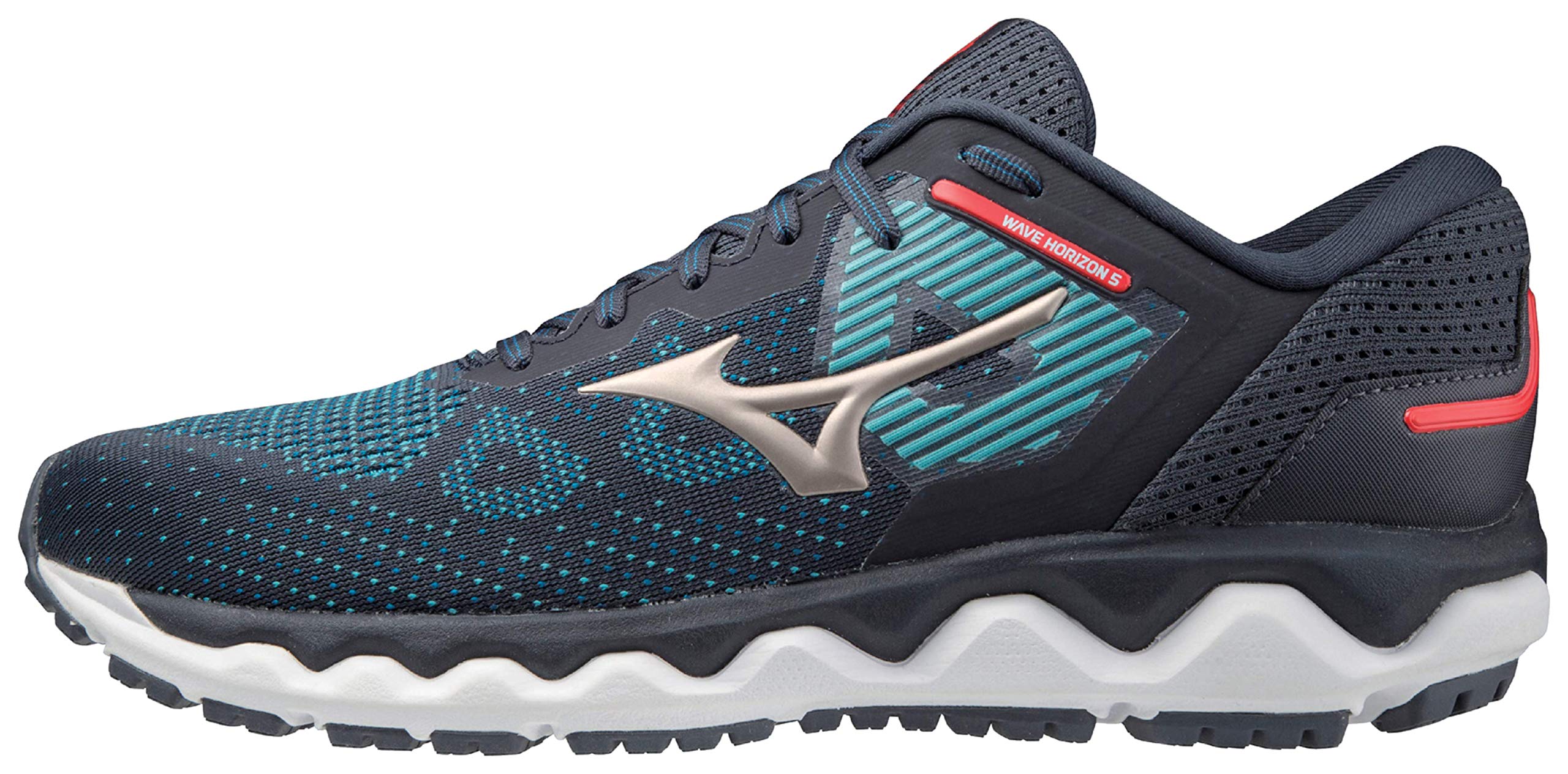 Mizuno Men's Wave Horizon 5 Running Shoe, Blue