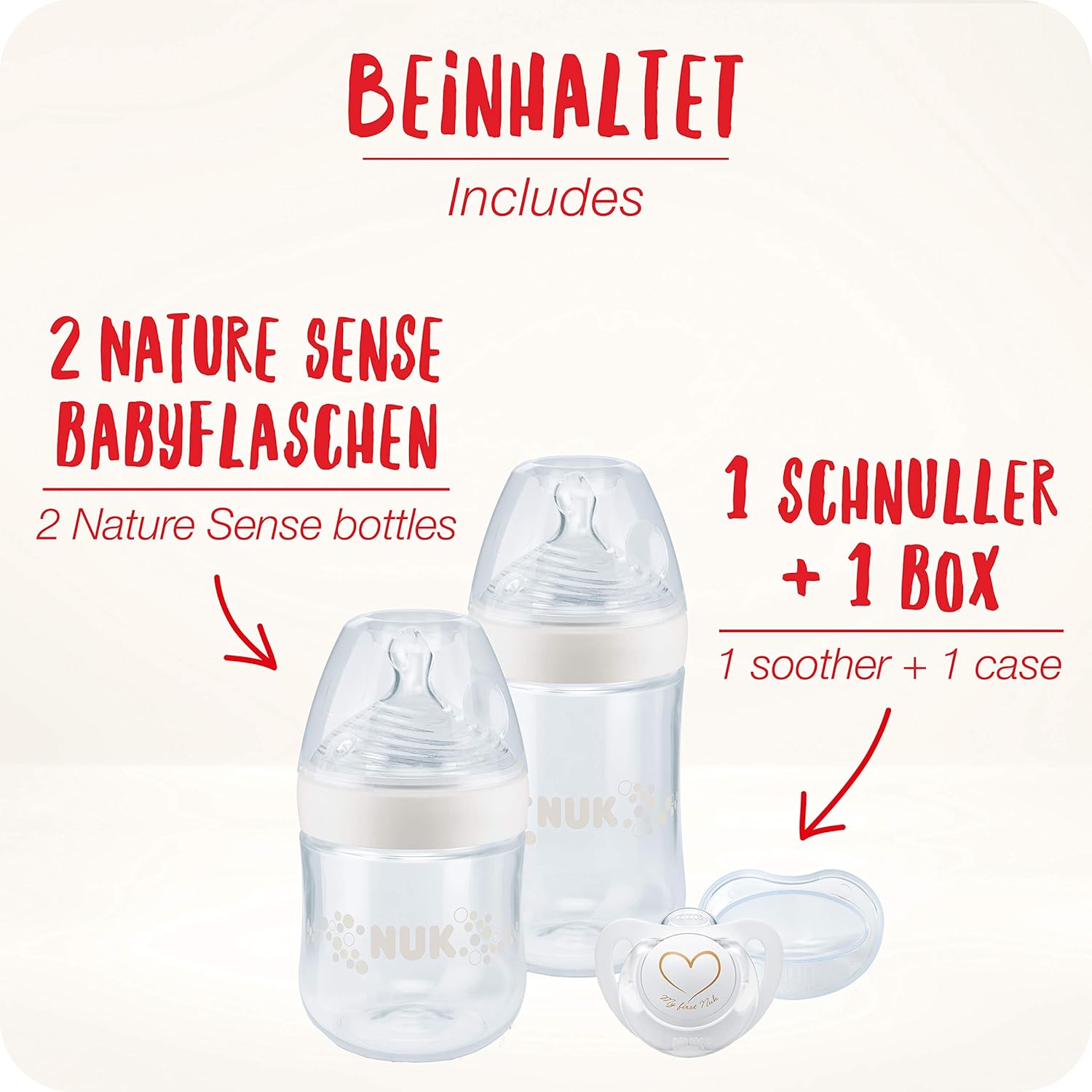 nuk nature sense bottle and breastfeeding set