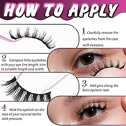 Veleasha Lashes Fluffy Wispy Faux Mink Eyelashes