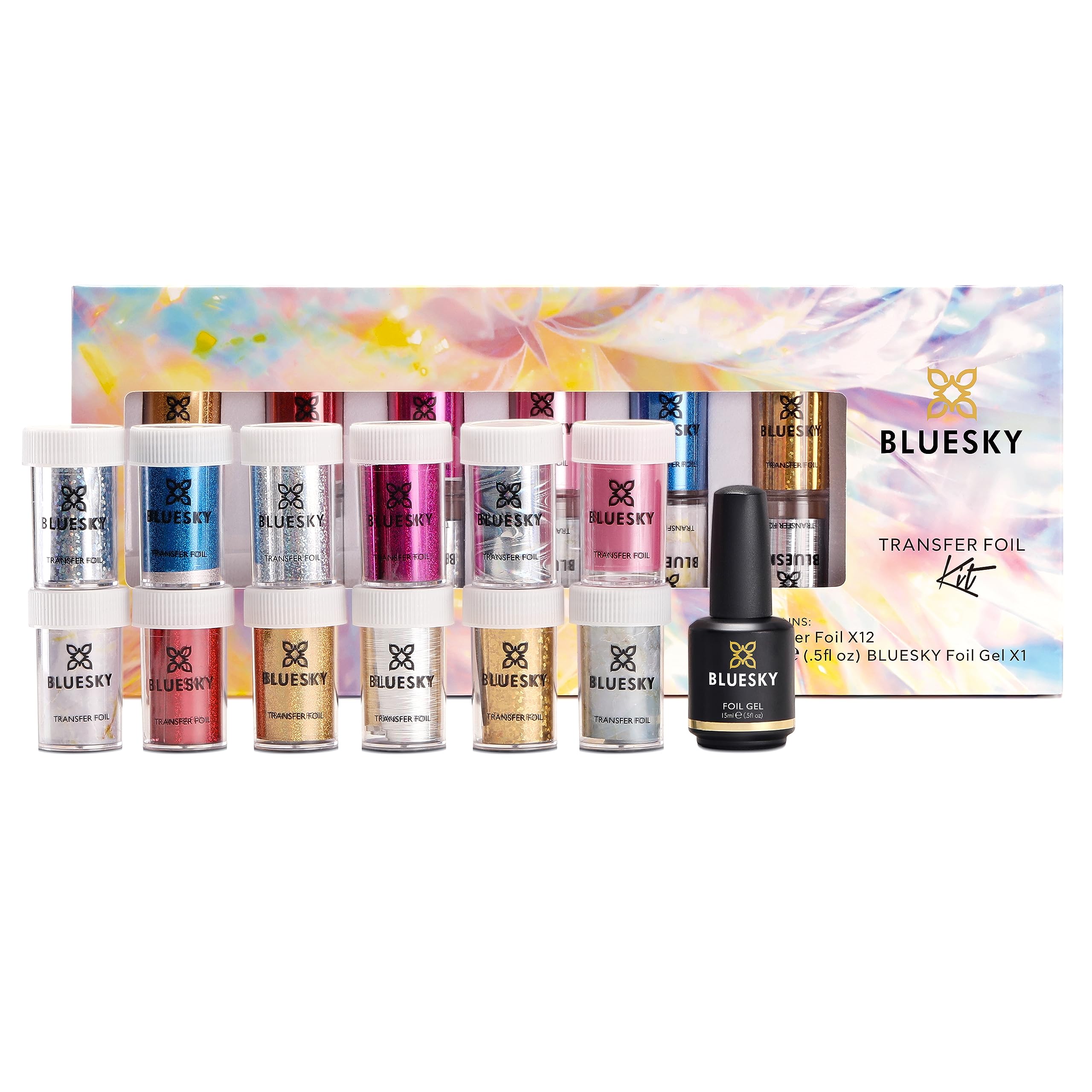 Bluesky Nail Art Transfer Foil Kit, Nail Art, Foil Nail Art