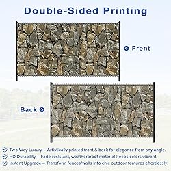 UPGRADE 3'x1'Customized PVC Privacy Fence Screen