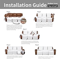 Easy-Going Recliner Sofa Cover, Reversible Couch