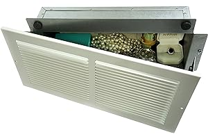 Professional Grade Products WS1 Wall Safe, Hidden as Air Vent in Plain Sight, Secures Jewelry, Valuables, Cash