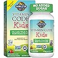 Garden of Life Vegetarian Multivitamin Supplement for Kids - Vitamin Code Kids Chewable Raw Whole Food Vitamin with Probiotics, 30 Chewable Bears