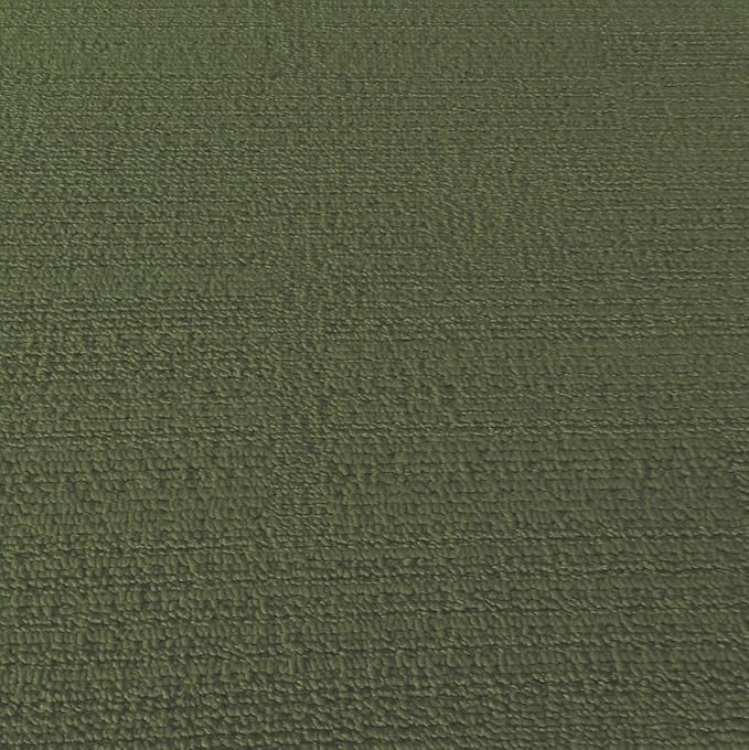 Olive Green Structured Loop Carpet Tiles by Modulyss, Sold in boxes of