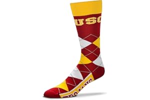 FBF For Bare Feet Men's NHL Argyle Lineup Crew Dress Socks-1 Size Fits Most