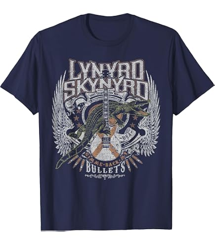 Amazon.com: Lynyrd Skynyrd Freebird Retro Logo 1974 Rock Music 70s