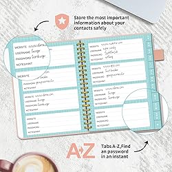 Regolden-Book Password Book with Alphabetical