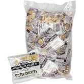 Westminster Oyster Crackers, 0.5 Oz. Each (Pack of 25), Crackers for Soups &amp; Salads, The Hampton Popcorn &amp; Candy Company