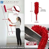 TDBS Microfibre Feather Duster Extendable 145cm Reach Stainless Handle view 7