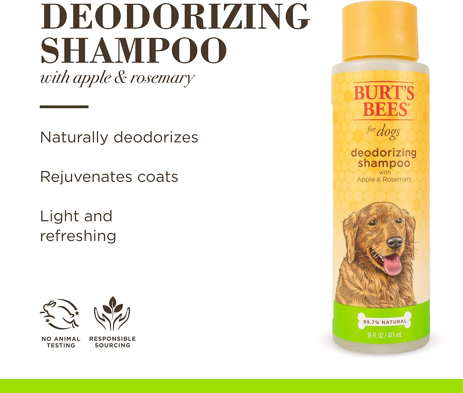 Pet Shampoos : Burt's Bees for Dogs All Natural Deodorizing Dog Shampoo