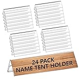 Dingelex acrylic name plate for desk clear table