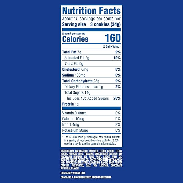 OREO CHOCOLATE SANDWICH COOKIES, FAMILY SIZE, 18.12 OZ