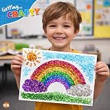 SOL 10pk Kids Glitter Tubes 10 Colours Fine Glitter Shaker Pots view 8