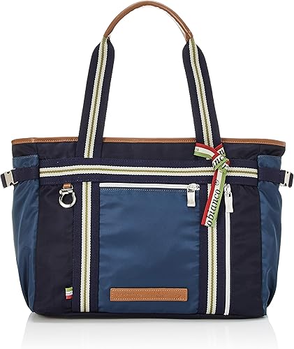 Amazon オロビアンコ トートバッグ 3ckomics Obgi メンズ ブルー Orobianco オロビアンコ トートバッグ