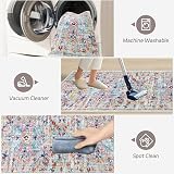 SHACOS Hallway Runner 60x300 cm Non Slip Distressed Carpet Rug view 7