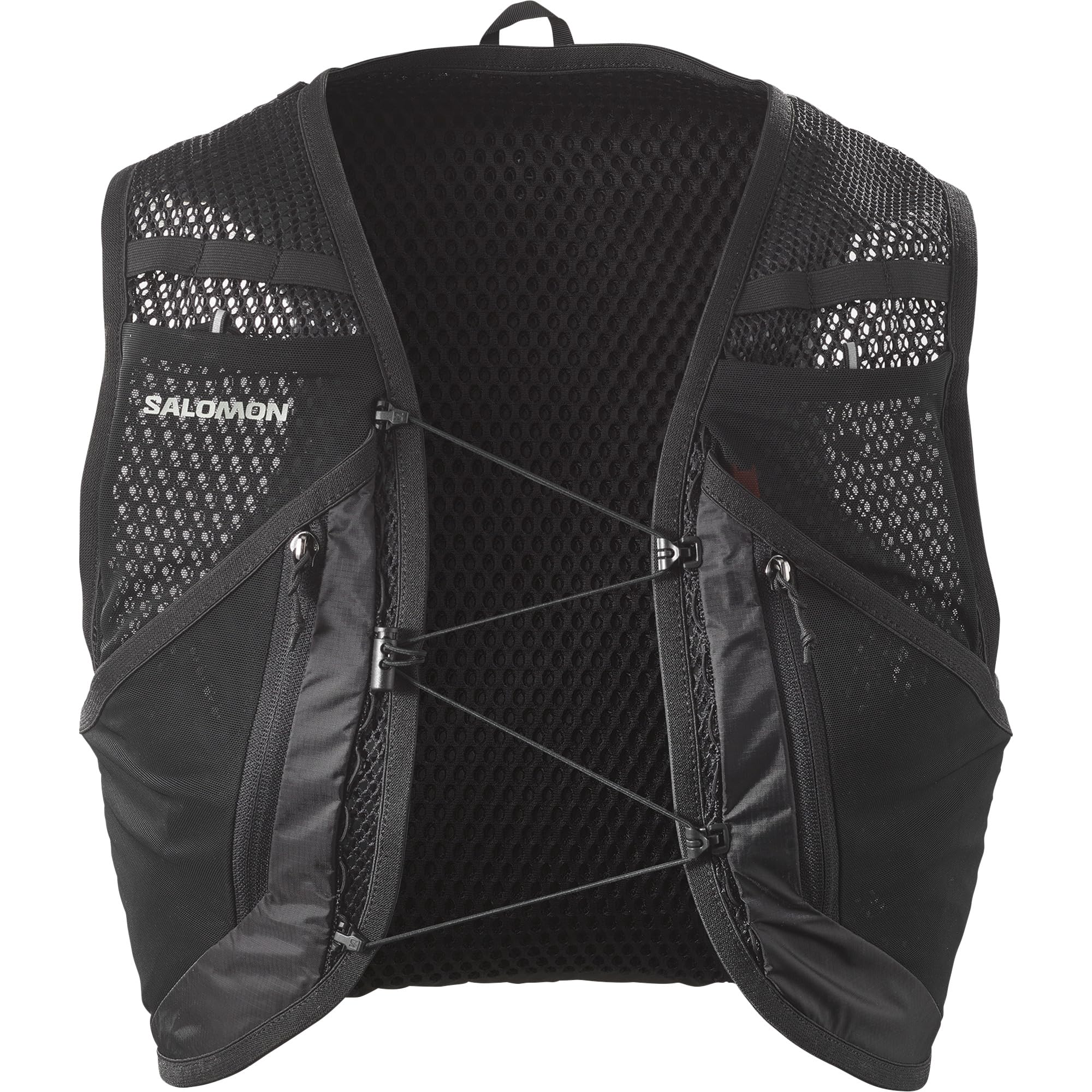 Salomon Active Skin 12 No Flasks, Easy Hydration Vest Chest Pockets, SensiFit Comfort, Ultra Trail Optimized Storage for Secure Gear