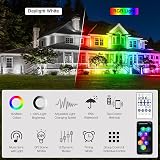 NATPOW Pond Lights Mains Powered RGB Underwater Spotlight Set of 5 view 3