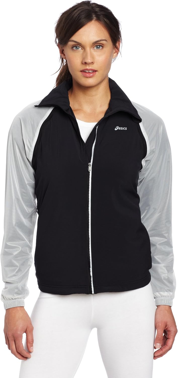 run hood jacket asics