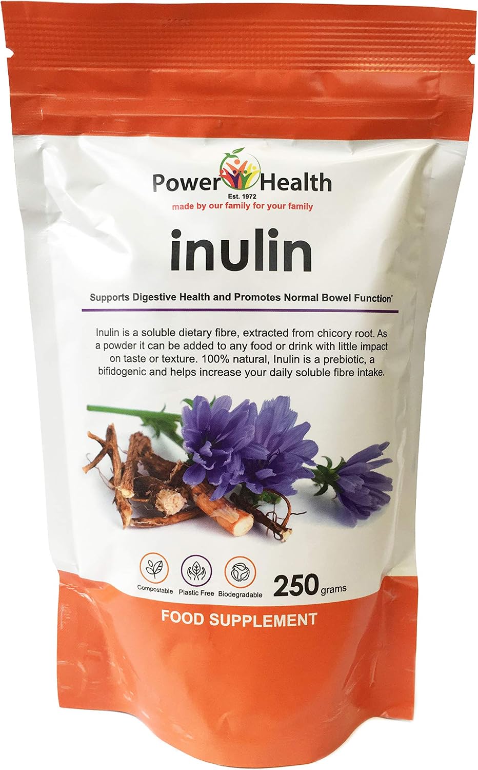 POWER HEALTH Inulin Powder 250g (PACK OF 1)