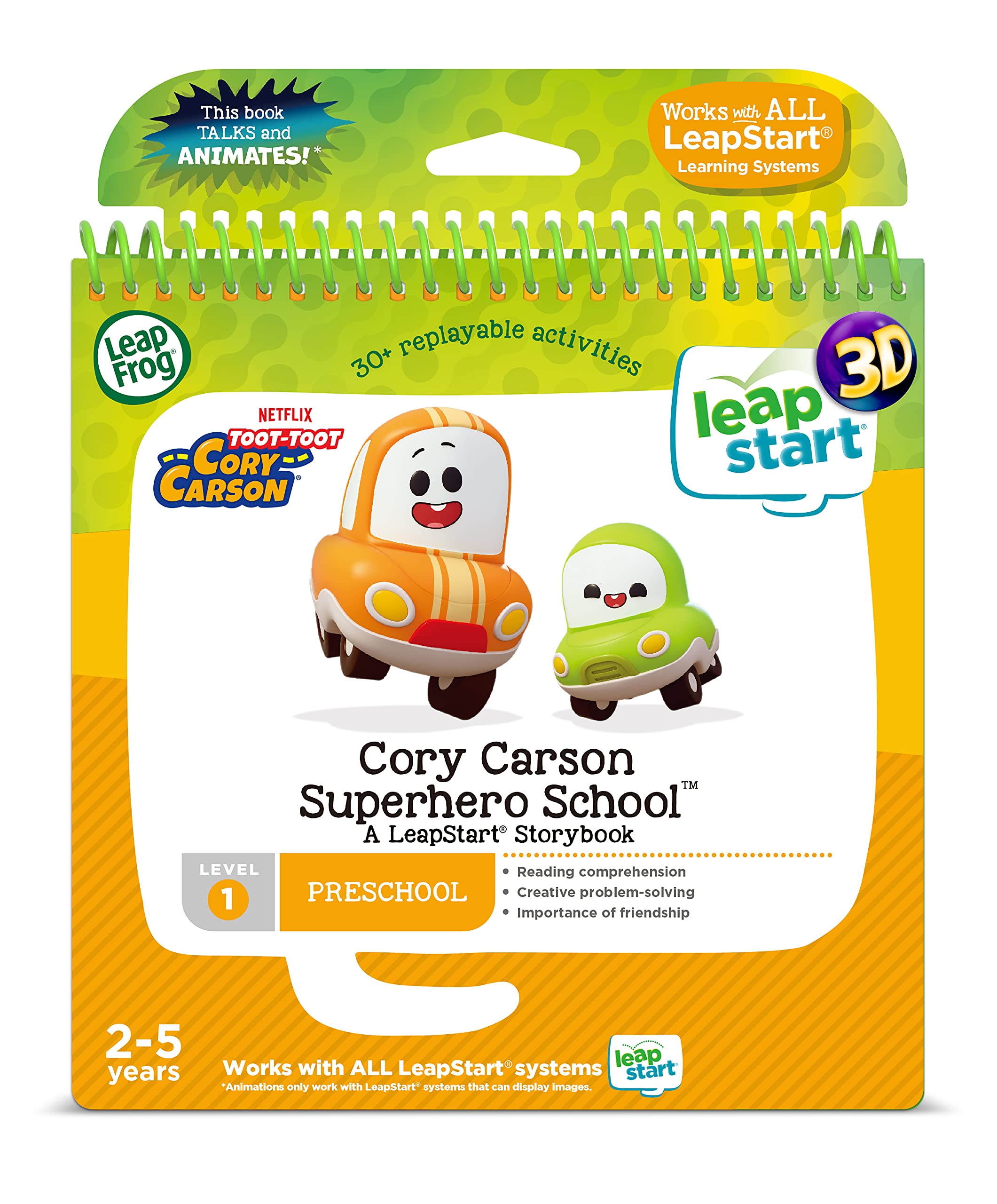 LeapFrog 462503 LeapStart Toot Cory Carson Superhero School, Multi, 1.8 x 17.8 x 18.7 cm