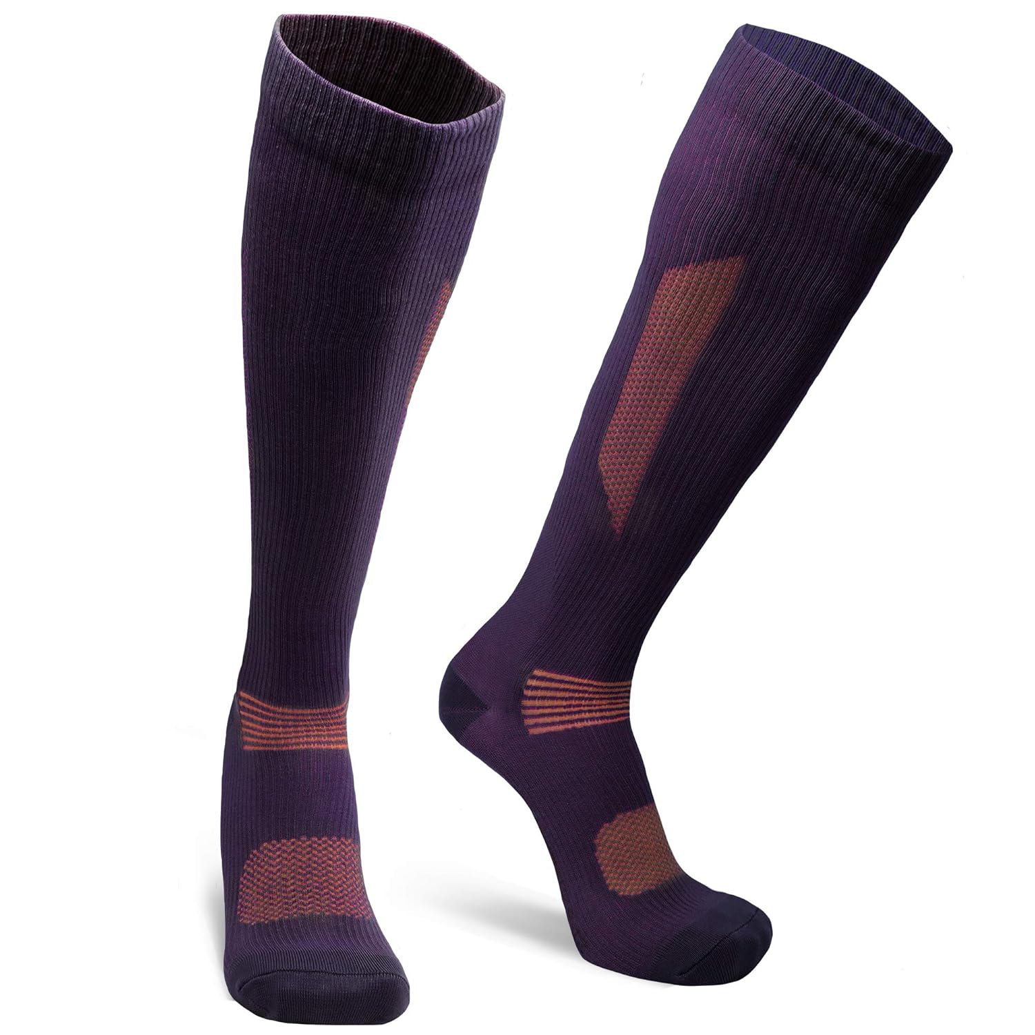 3 or 1 Pairs of Organic Graduated Compression Socks by DANISH ENDURANCE