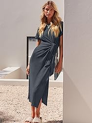 ANRABESS Women's 2025 Summer Maxi Tshirt Dress