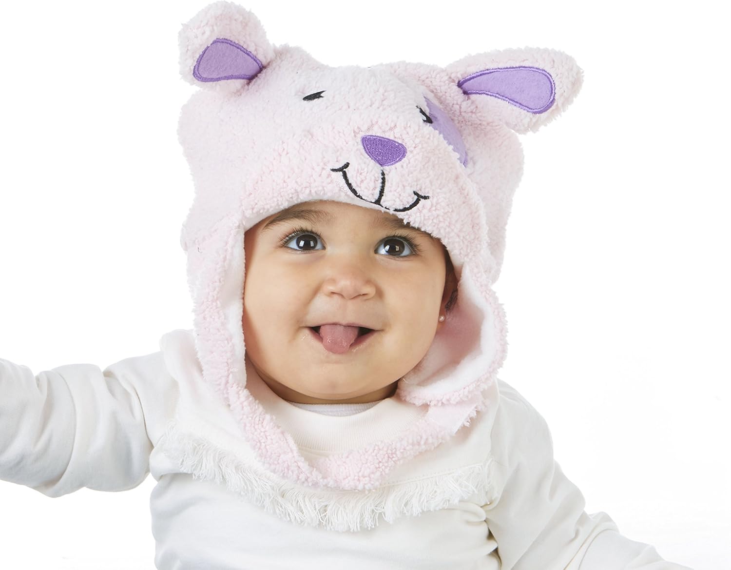 infant girl hat and mittens