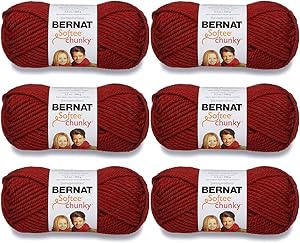 Bernat 161128-28522 Softee Chunky Yarn - Redwood
