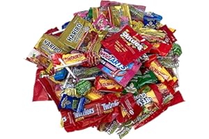 KLUB BULK Holiday Candy Assorted Huge Party Candy Mix-1.5-lbs-Holiday Candy Individually Wrapped Bulk Candy Variety Pack Skittles, Starburst,Gummies, lollipops & More! Made in the USA (24-Oz)