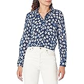 NIC+ZOE Women's Many Moons Crinkle Shirt