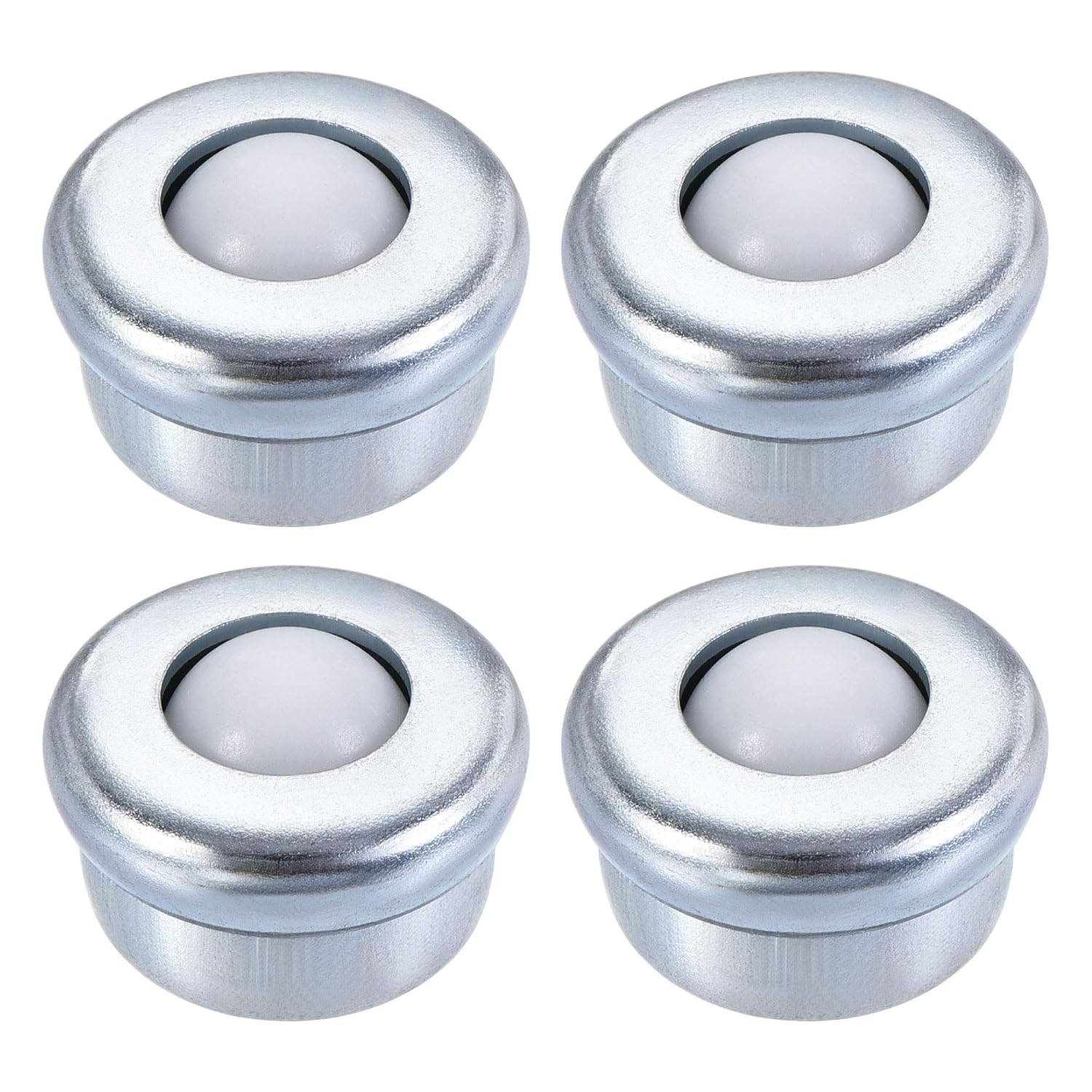 sourcing map Ball Transfer Bearing Unit 8mm 6.6Lbs Nylon Drop-in Type for Transmission Pack of 4