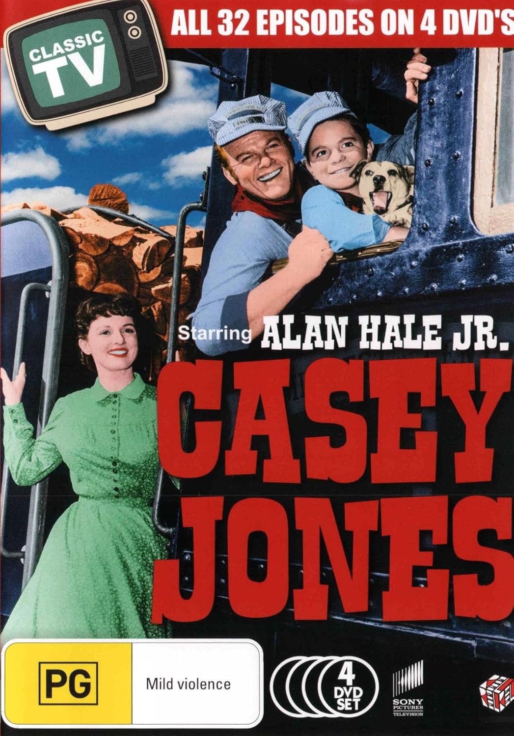 The Casey Jones Film Collection 4 Discs NONUSA Format