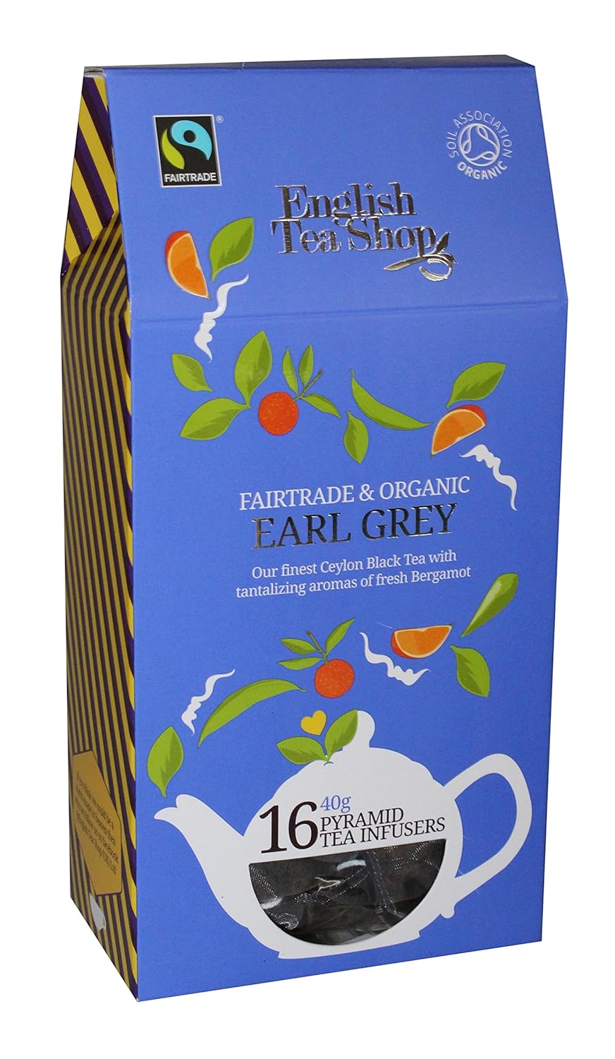 English Tea Shop - Earl Grey - 16 Pyramid Tea Infusers - 40g